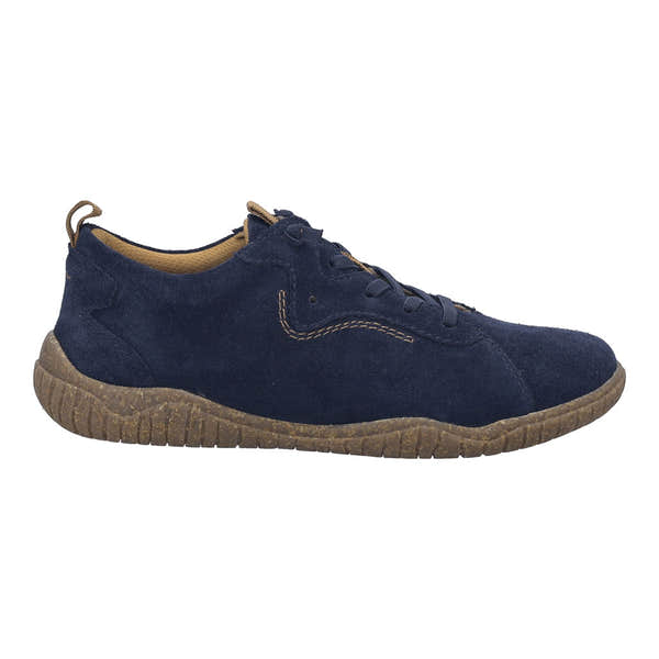 Josef Seibel Wynona 01 Ladies Indigo Leather Lace Up Shoes