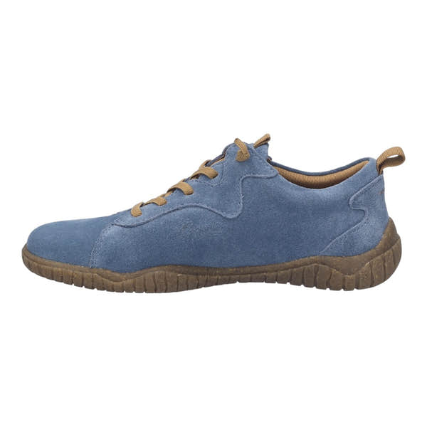Chaussures à lacets pour femme Josef Seibel Wynona 01 en cuir bleu ardoise