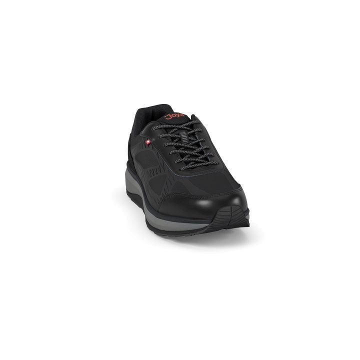 Joya Cancun II STX Black Mens Leather & Textile Arch Support Lace up Shoes-elevate your sole