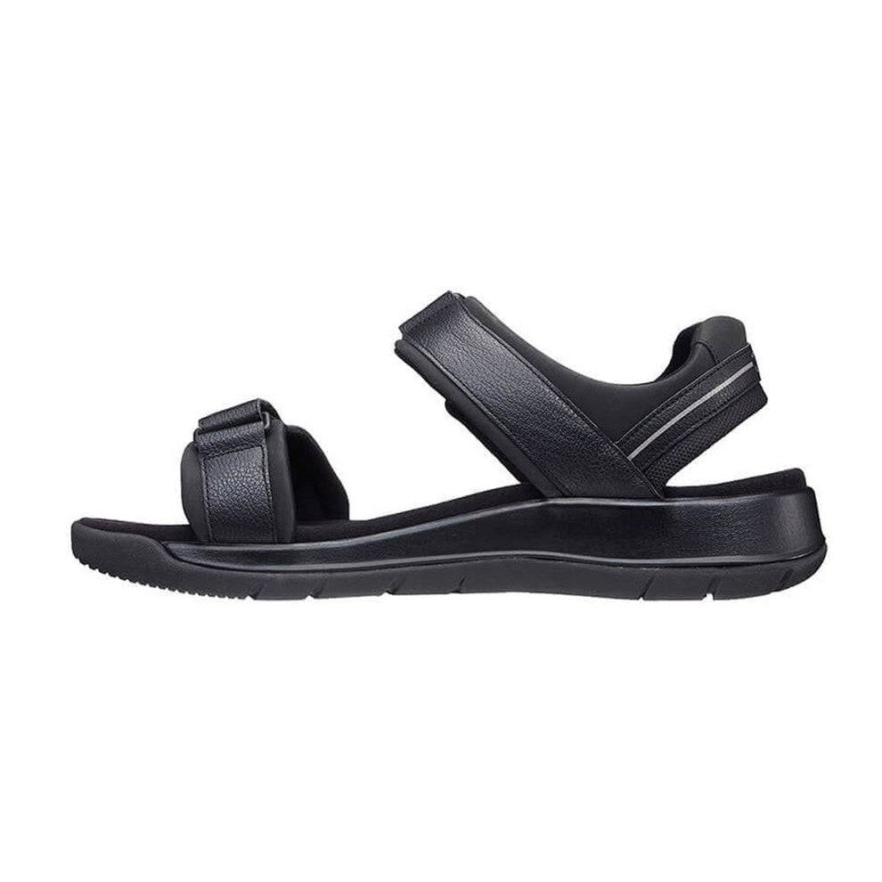 Joya Capri III Mens Black Nubuck Arch Support Touch Fastening Sandals-elevate your sole
