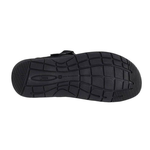 Joya Capri III Mens Black Nubuck Arch Support Touch Fastening Sandals-elevate your sole