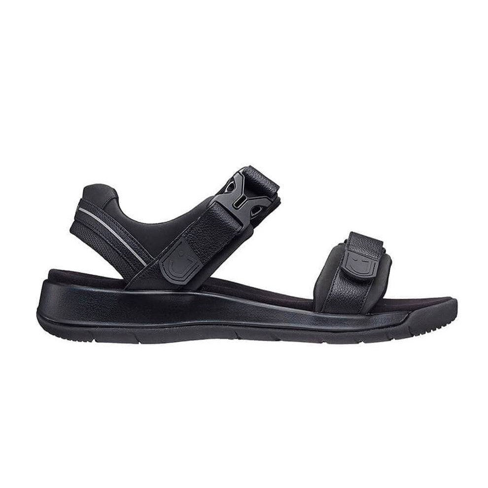 Joya Capri III Mens Black Nubuck Arch Support Touch Fastening Sandals-elevate your sole