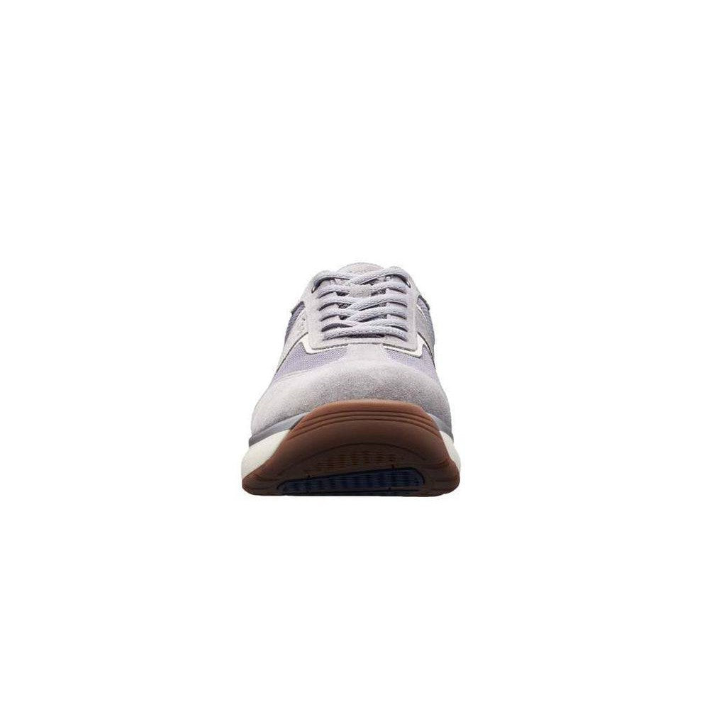 Joya David II Grey Mens Leather & Textile Arch Support Lace Up Shoes-elevate your sole