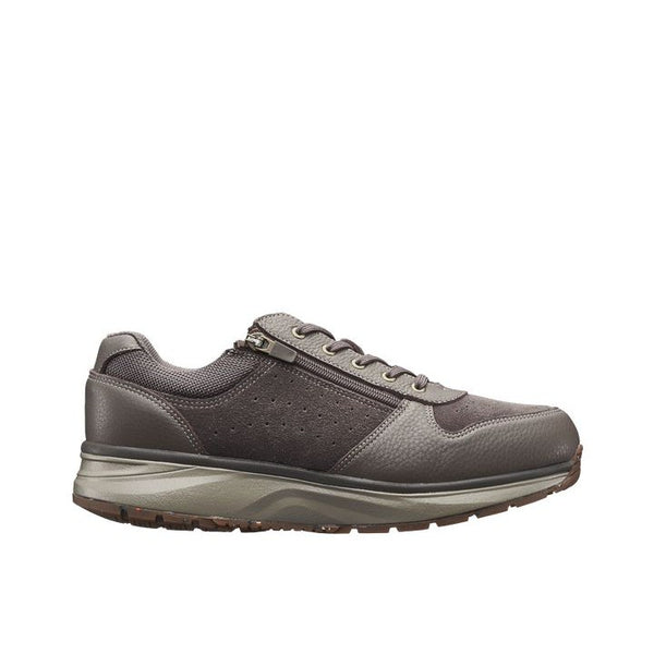Joya Dynamo Mens Brown Zip Leather Arch Support Lace Up Shoes-elevate your sole