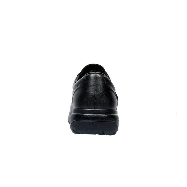 Joya Edward Black Mens Leather Arch Support Touch Fasten Shoes-elevate your sole