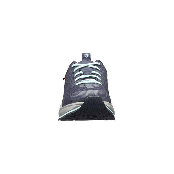Joya Maui Ladies Dark Blue Leather & Textile Arch Support Lace Up Shoes-elevate your sole