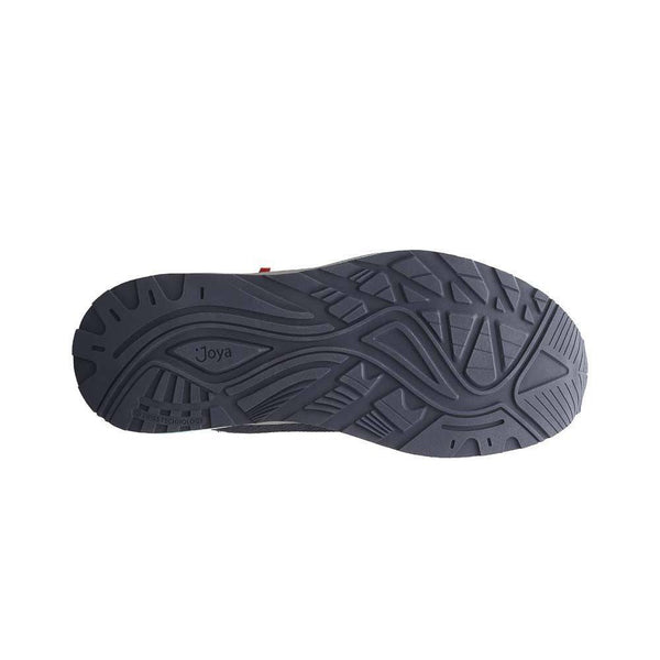 Joya Maui Ladies Dark Blue Leather & Textile Arch Support Lace Up Shoes-elevate your sole