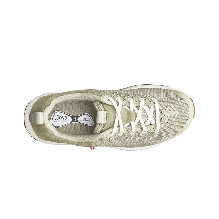 Joya Maui Ladies Light Green Leather & Textile Arch Support Lace Up Shoes-elevate your sole
