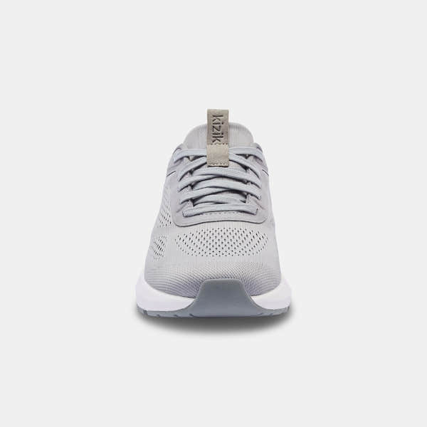 Kizik Athens 2.0 men's slip-on trainers with alloy leather, breathable mesh, arch support, and cushioned sole.