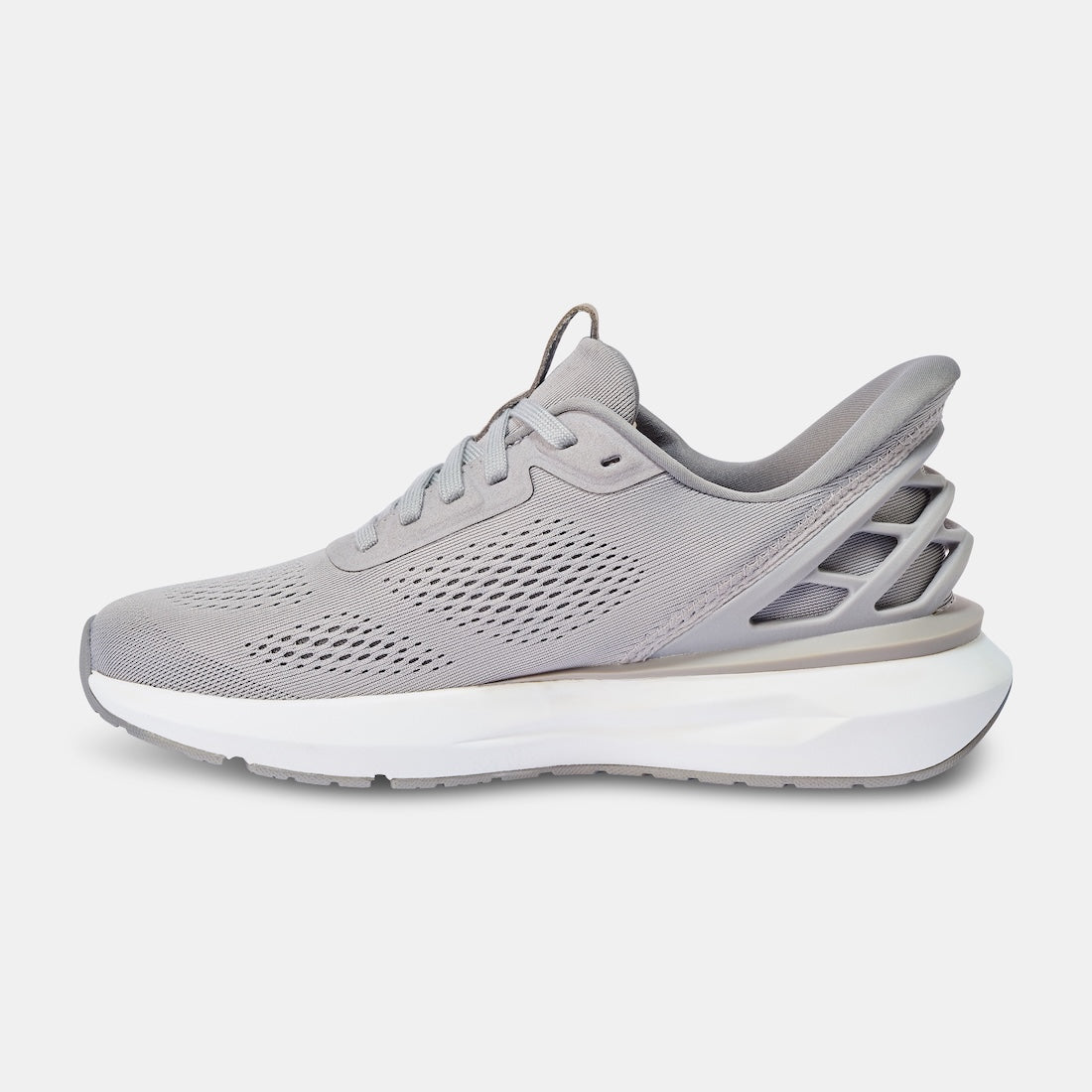 Kizik Athens 2.0 men's alloy leather slip-on trainers with arch support, breathable mesh upper, and cushioned white sole.