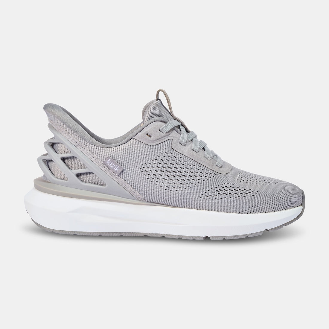Kizik Athens 2.0 men's slip-on trainers with alloy leather, breathable mesh upper, arch support, white sole, and modern design.