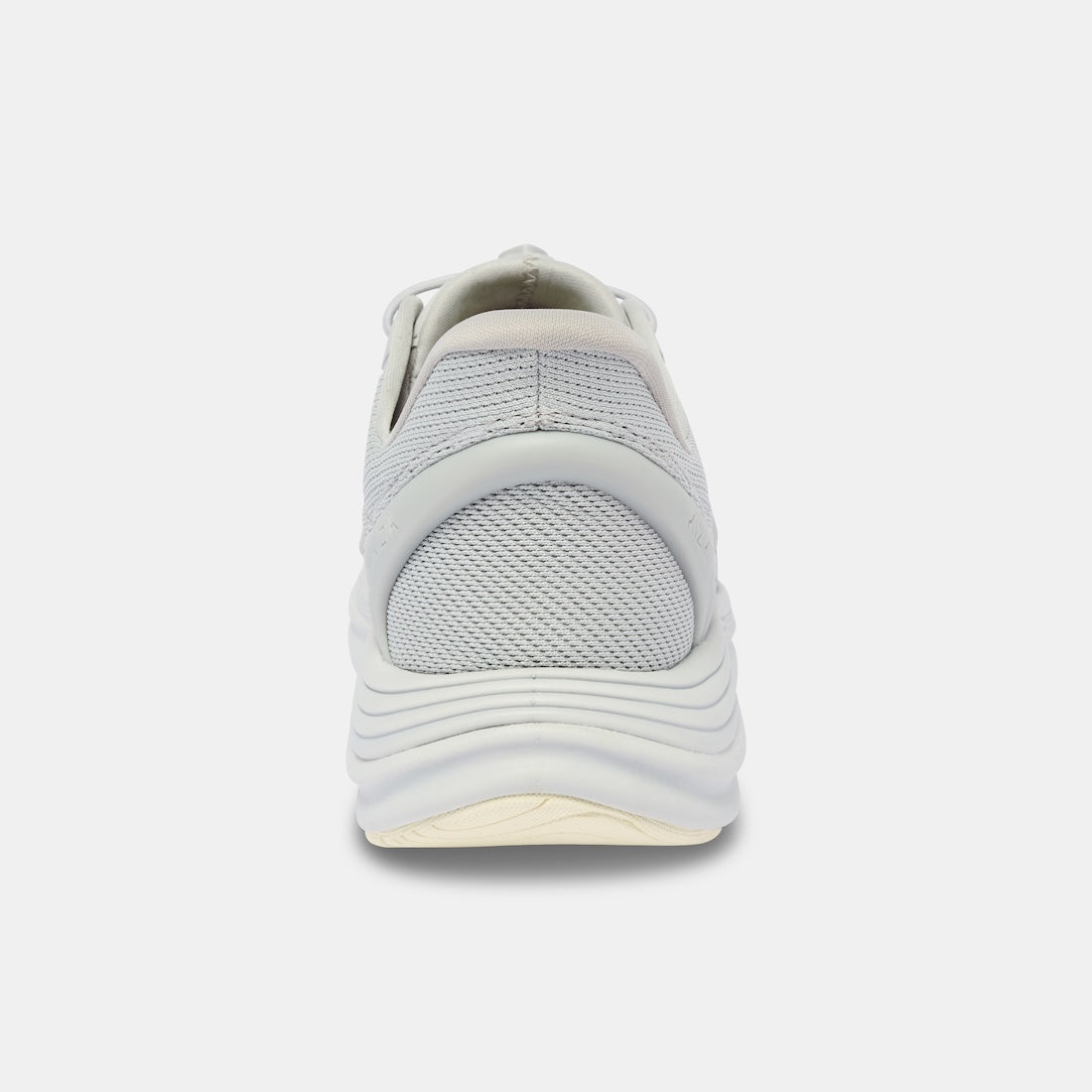 Kizik London Ladies Harbor Mist Leather and Textile Slip-On Trainers with arch support and white sporty design.