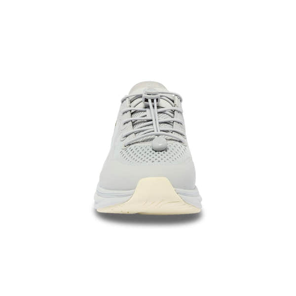 Kizik London Ladies Harbor Mist Leather & Textile Slip-On Trainers with arch support and modern design.