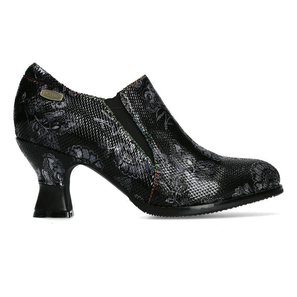 Laura Vita Gicgaso 02 Ladies Black Leather Slip On Shoes-elevate your sole