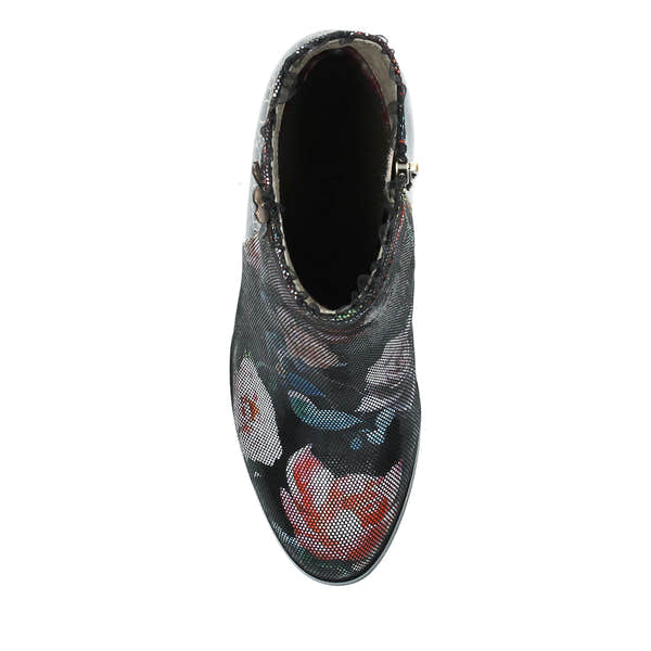 Laura Vita Gicgaso 12 Ladies Black Leather Side Zip Ankle Boots-elevate your sole