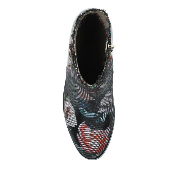 Laura Vita Gicgaso 12 Ladies Black Leather Side Zip Ankle Boots-elevate your sole