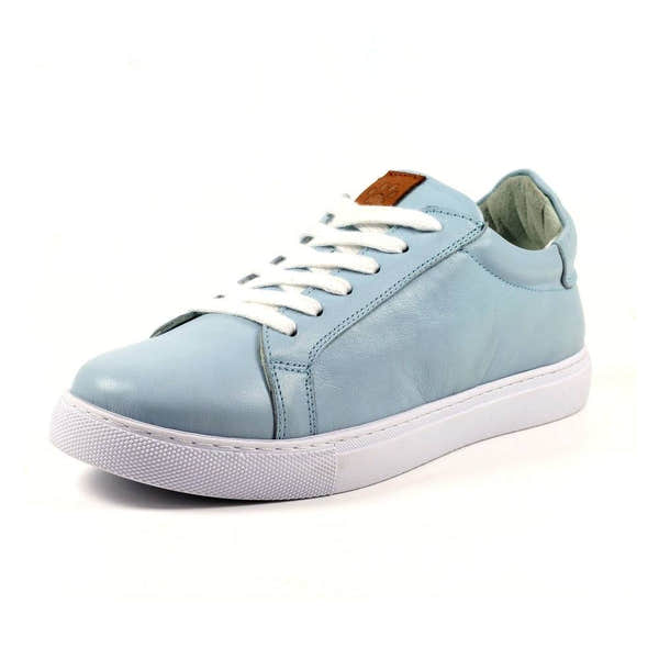 Lazy Dogs DLD003 Piper Ladies Light Blue Leather Lace Up Shoes-elevate your sole