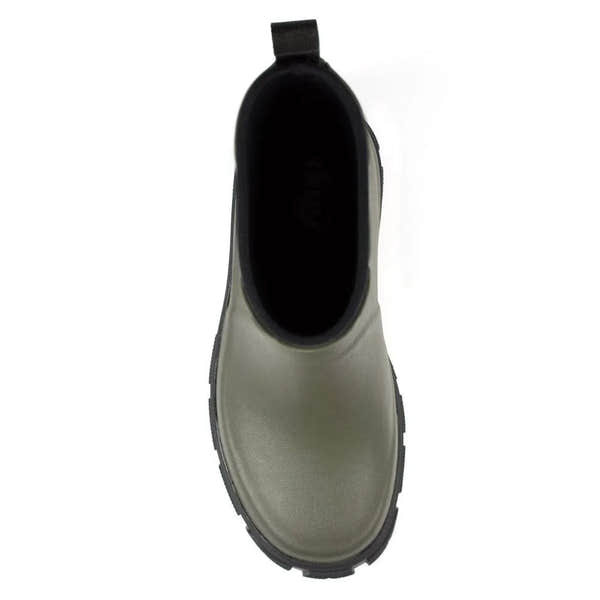 Lazy Dogs Lake Ladies Olive Waterproof Elasticated Wellies-elevate your sole