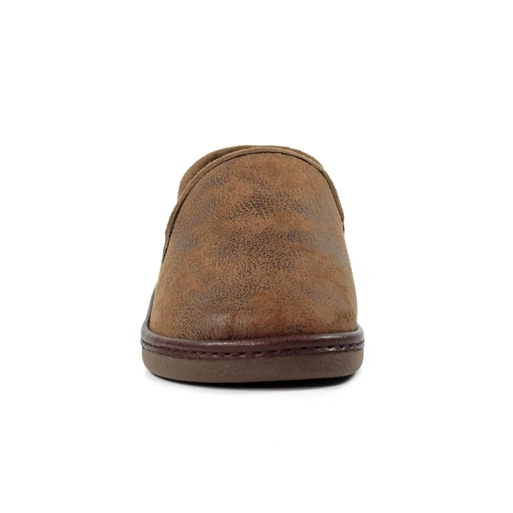 Lazy Dogz Mens KMD101BR Manor II Brown Slipper-elevate your sole