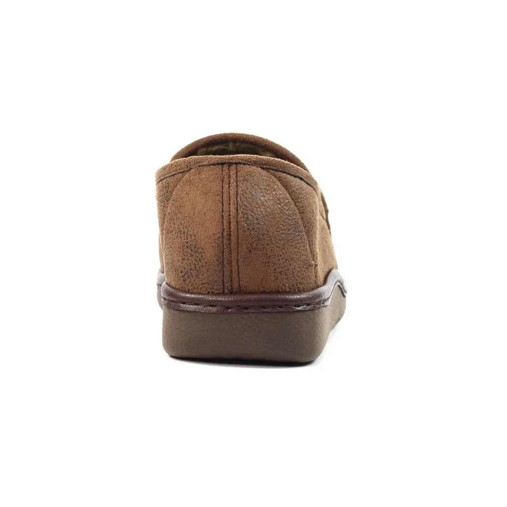 Lazy Dogz Mens KMD101BR Manor II Brown Slipper-elevate your sole