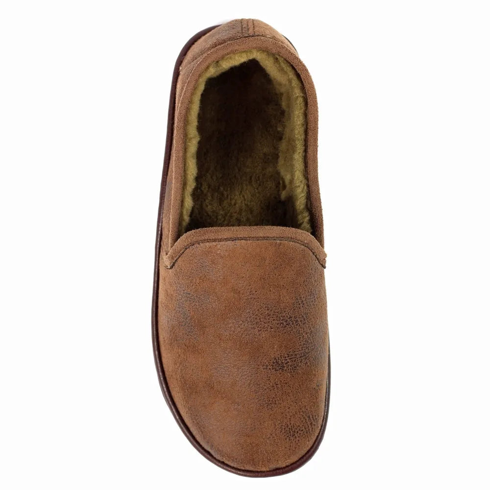 Lazy Dogz Mens KMD101BR Manor II Brown Slipper-elevate your sole
