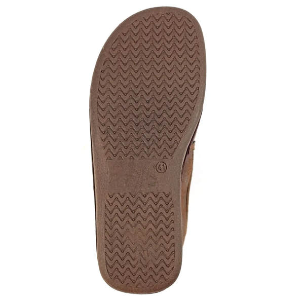 Lazy Dogz Mens KMD101BR Manor II Brown Slipper-elevate your sole