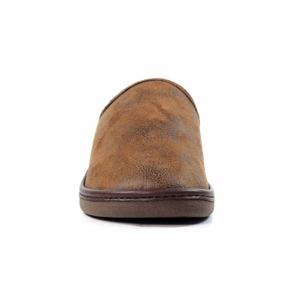Lazy Dogz KMD100BR Mens Glen II Brown Slipper-elevate your sole