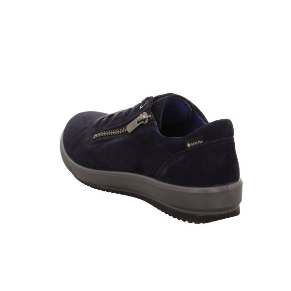 Legero 2-000219-8010 Tanaro 5.0 Ocean Navy Waterproof Suede Zip & Lace Shoes-elevate your sole