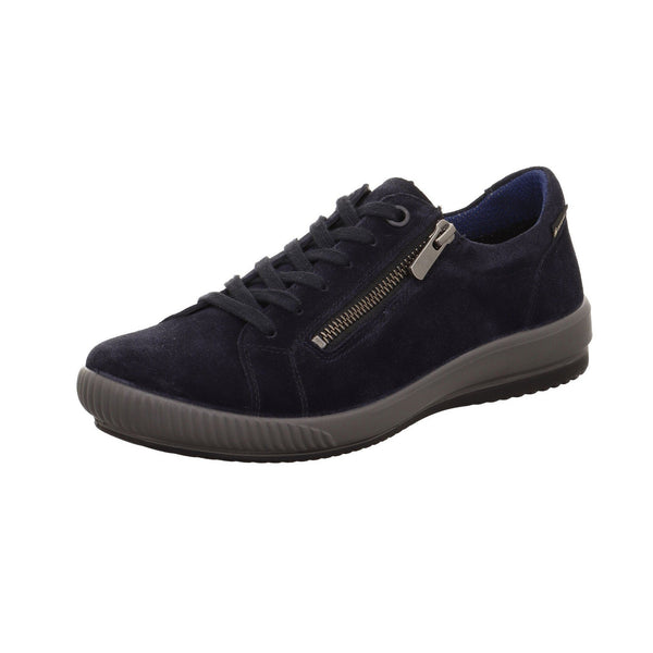 Legero 2-000219-8010 Tanaro 5.0 Ocean Navy Waterproof Suede Zip & Lace Shoes-elevate your sole