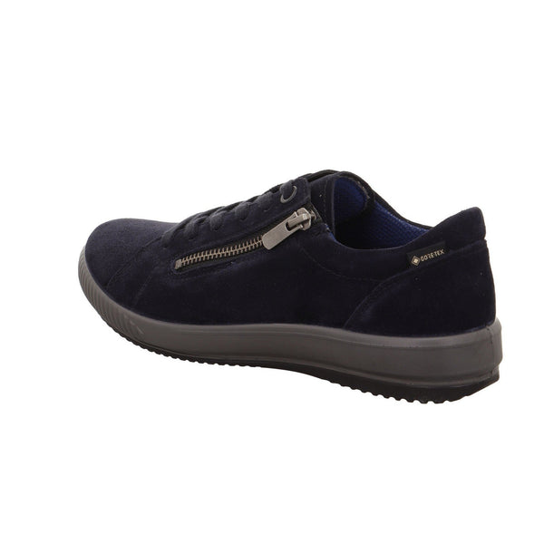 Legero 2-000219-8010 Tanaro 5.0 Ocean Navy Waterproof Suede Zip & Lace Shoes-elevate your sole