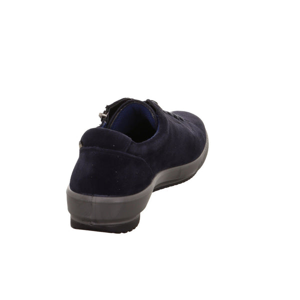 Legero 2-000219-8010 Tanaro 5.0 Ocean Navy Waterproof Suede Zip & Lace Shoes-elevate your sole