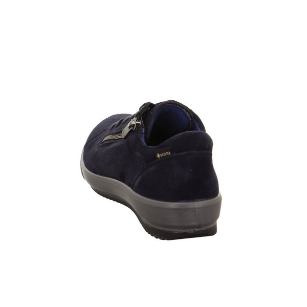 Legero 2-000219-8010 Tanaro 5.0 Ocean Navy Waterproof Suede Zip & Lace Shoes-elevate your sole