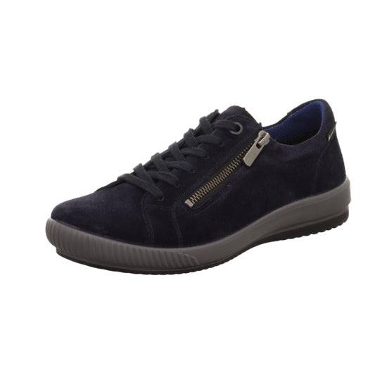 Legero 2-000219-8010 Tanaro 5.0 Ocean Navy Waterproof Suede Zip & Lace Shoes-elevate your sole