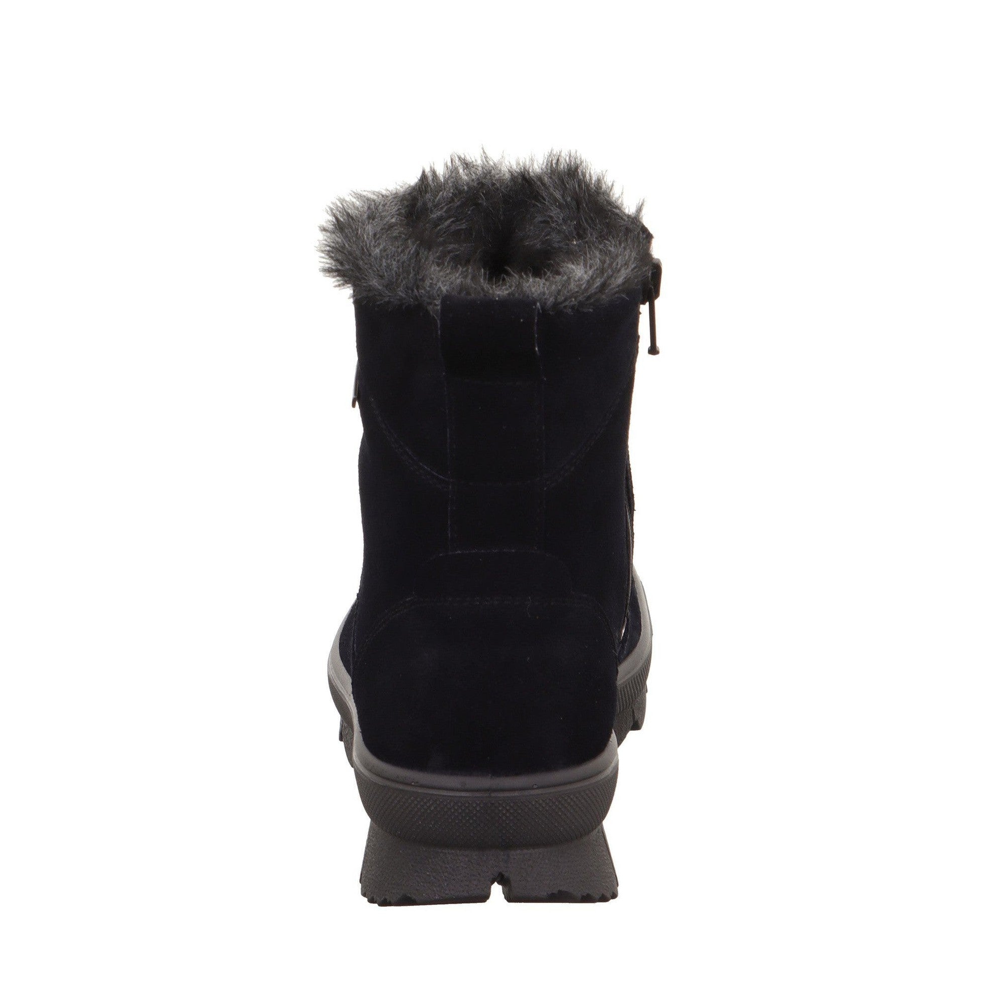 Legero 2-000530-8000 Novara Ocean Navy Waterproof Suede Zip & Lace Ankle Boots-elevate your sole