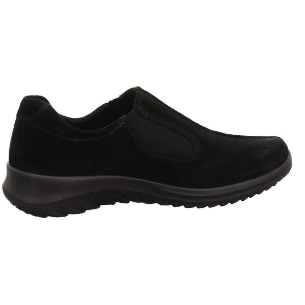 Legero 2-009568-0000 Softboot Black Waterproof Suede Slip On Loafers-elevate your sole