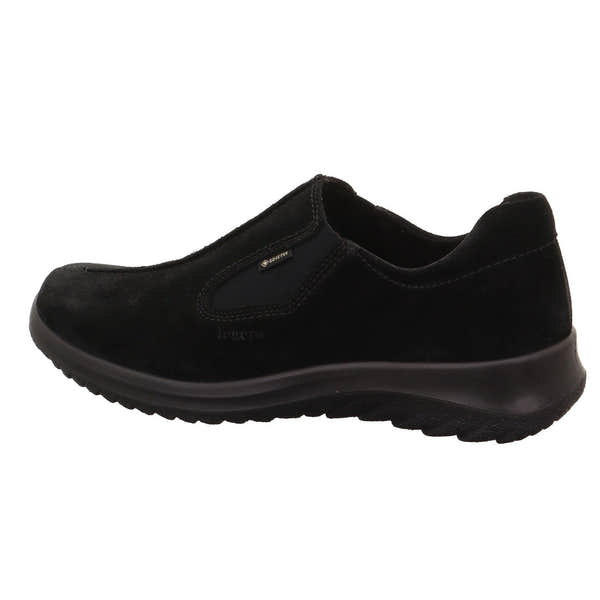 Legero 2-009568-0000 Softboot Black Waterproof Suede Slip On Loafers-elevate your sole