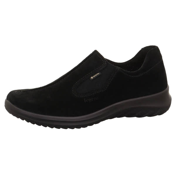 Legero 2-009568-0000 Softboot Black Waterproof Suede Slip On Loafers-elevate your sole