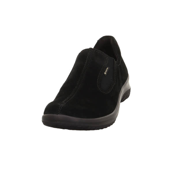 Legero 2-009568-0000 Softboot Black Waterproof Suede Slip On Loafers-elevate your sole