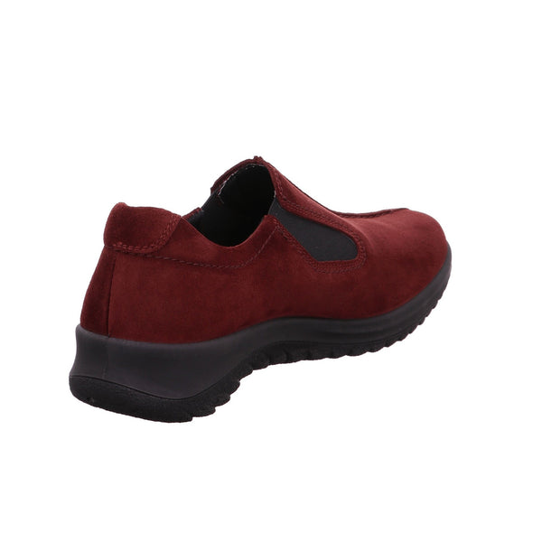 Legero 2-009568-5910 Softboot Red Waterproof Suede Slip On Loafers-elevate your sole