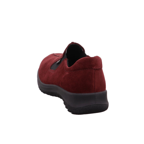 Legero 2-009568-5910 Softboot Red Waterproof Suede Slip On Loafers-elevate your sole