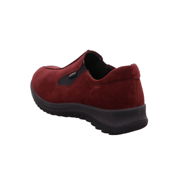 Legero 2-009568-5910 Softboot Red Waterproof Suede Slip On Loafers-elevate your sole