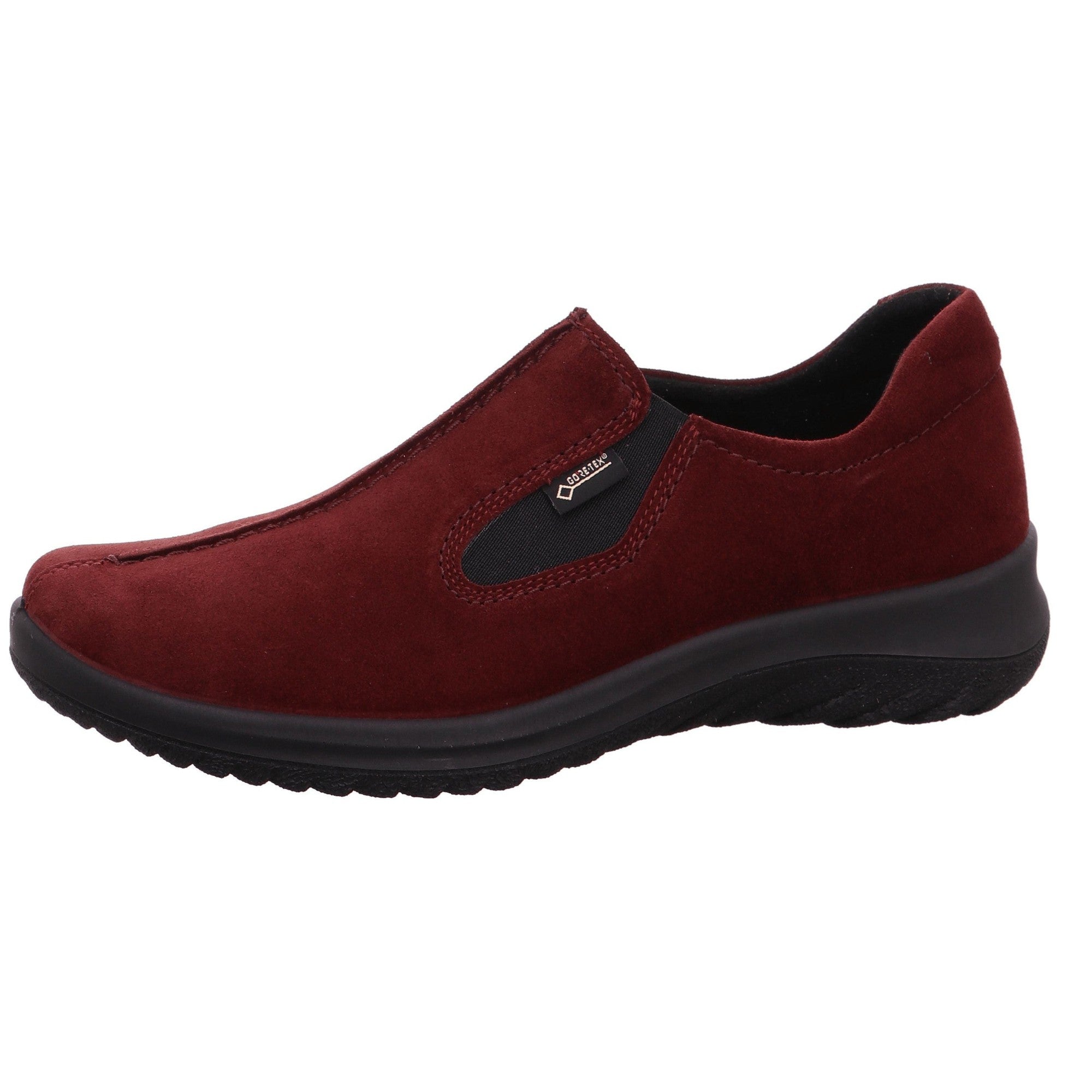 Legero 2-009568-5910 Softboot Red Waterproof Suede Slip On Loafers-elevate your sole