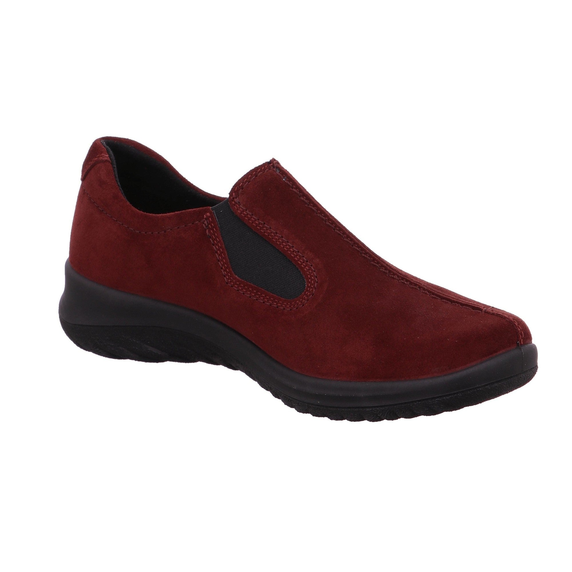Legero 2-009568-5910 Softboot Red Waterproof Suede Slip On Loafers-elevate your sole