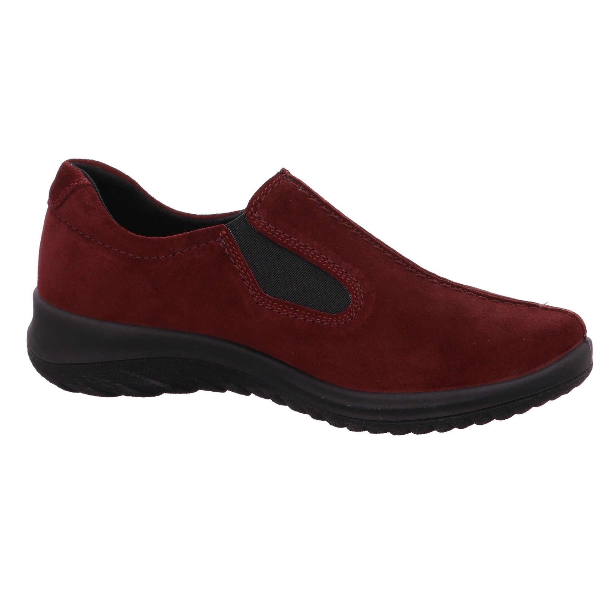 Legero 2-009568-5910 Softboot Red Waterproof Suede Slip On Loafers-elevate your sole