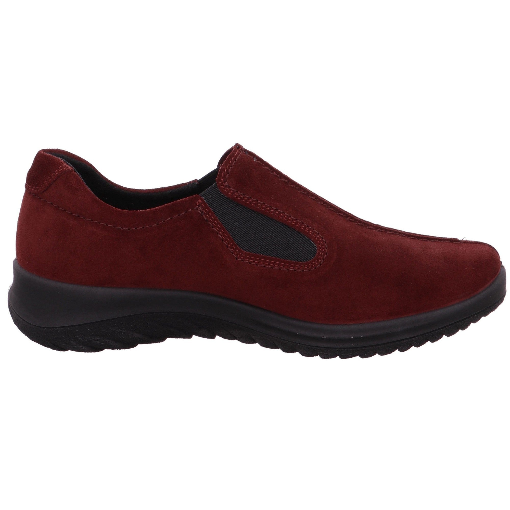 Legero 2-009568-5910 Softboot Red Waterproof Suede Slip On Loafers-elevate your sole