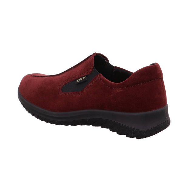 Legero 2-009568-5910 Softboot Red Waterproof Suede Slip On Loafers-elevate your sole