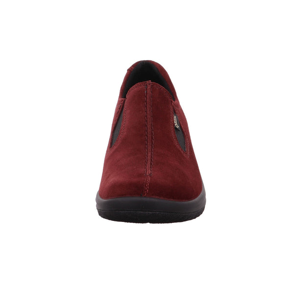 Legero 2-009568-5910 Softboot Red Waterproof Suede Slip On Loafers-elevate your sole