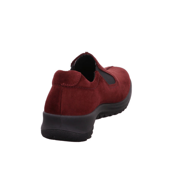 Legero 2-009568-5910 Softboot Red Waterproof Suede Slip On Loafers-elevate your sole