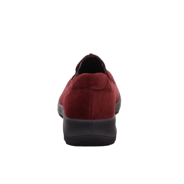 Legero 2-009568-5910 Softboot Red Waterproof Suede Slip On Loafers-elevate your sole
