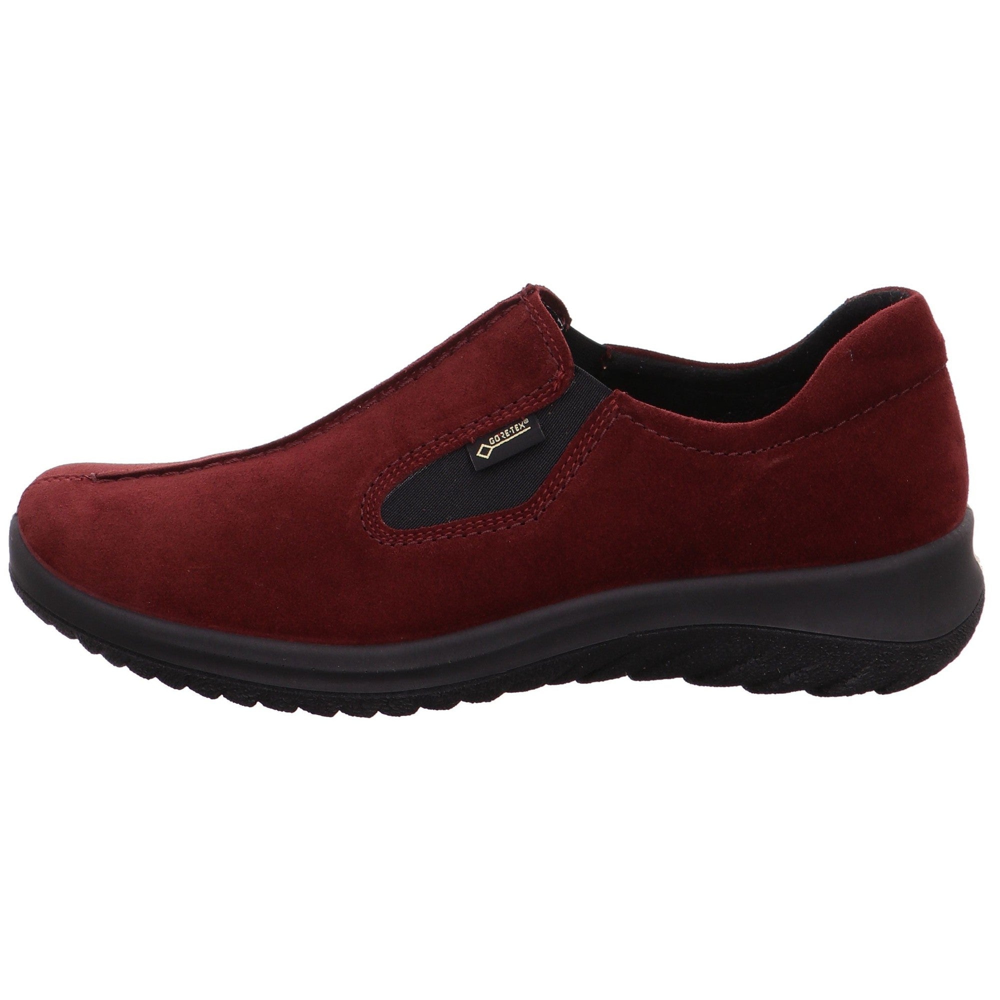Legero 2-009568-5910 Softboot Red Waterproof Suede Slip On Loafers-elevate your sole